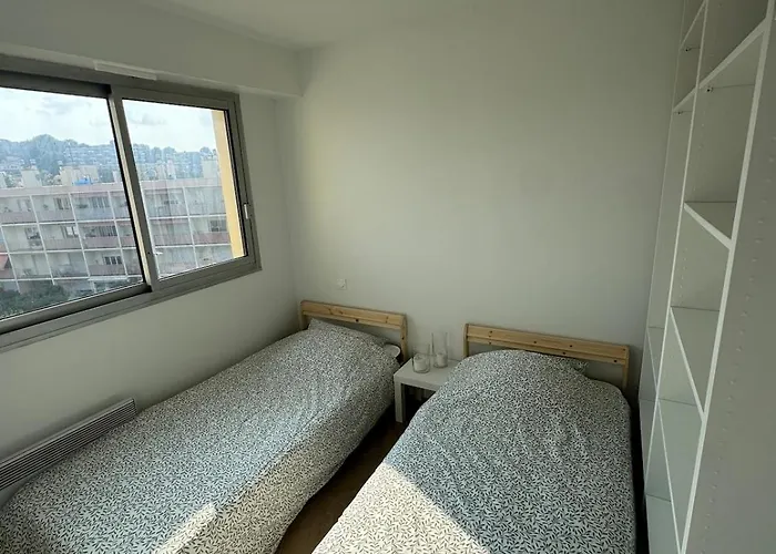 3-room In - Swimming Pool - Sea View 公寓