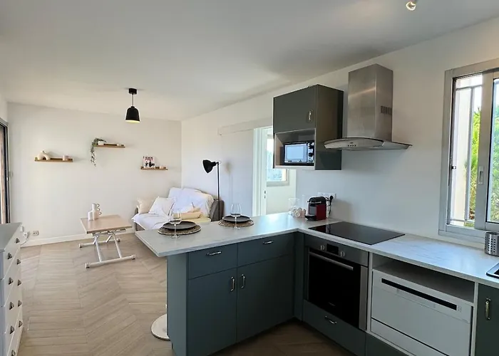 3-room In - Swimming Pool - Sea View * Antibes